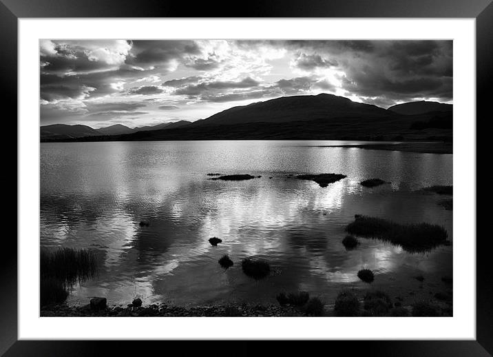 Loch Rannoch, The Highlands Framed Mounted Print by Sandi-Cockayne ADPS