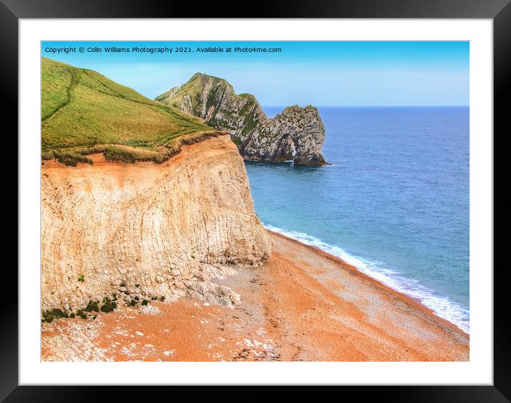 Durdle Door Dorset 2 Framed Mounted Print by Colin Williams Photography