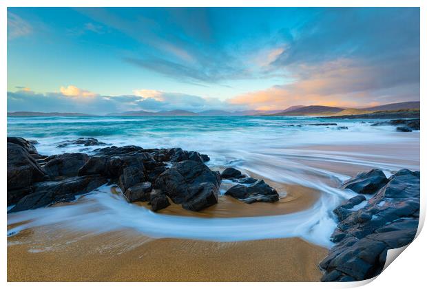 Sandy Beach Outer Hebrides  Print by Phil Durkin DPAGB BPE4