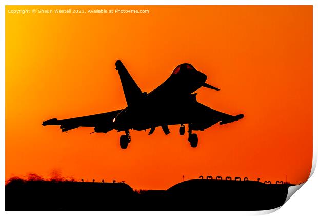 Sunset Arrival Print by Shaun Westell