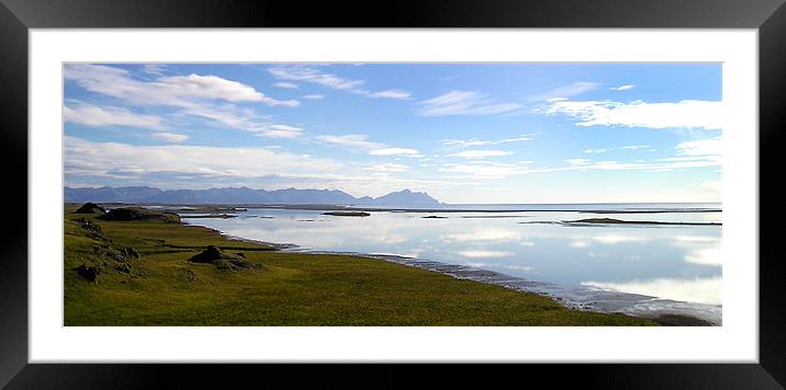 Icelandic Scene Framed Mounted Print by Matthew Bates