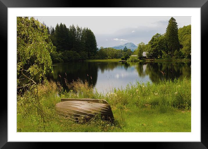Loch Ard and Summer in the Trossachs Framed Mounted Print by Jacqi Elmslie