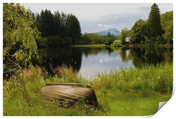 Loch Ard and Summer in the Trossachs Print by Jacqi Elmslie