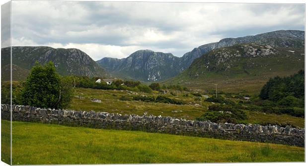 The Poison Glen, Donegal Canvas Print by David McFarland