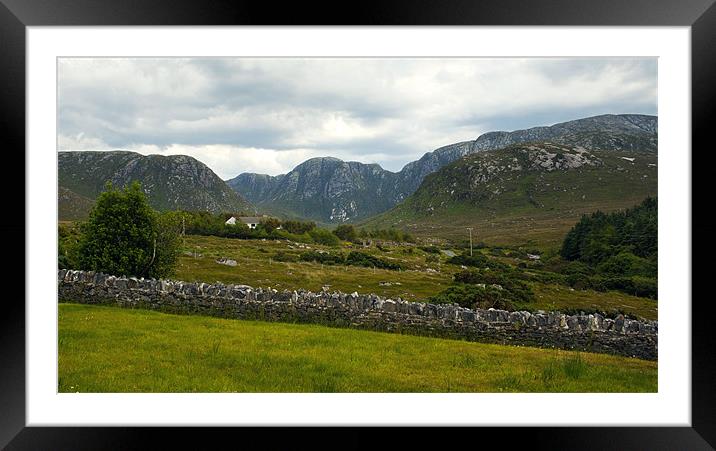 The Poison Glen, Donegal Framed Mounted Print by David McFarland