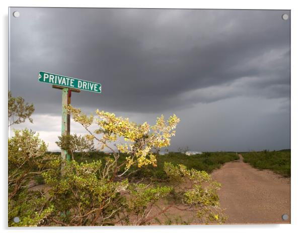 Road in Arizona Acrylic by mark humpage