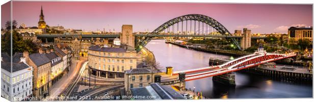 River Tyne View Canvas Print by Ray Pritchard