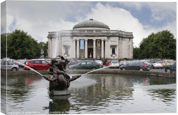 The Lady Lever Art Gallery , Port Sunlight Canvas Print by Brian Pierce