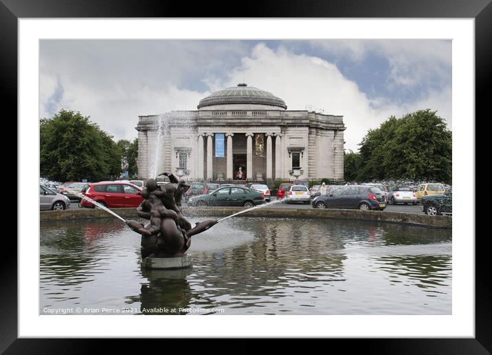 The Lady Lever Art Gallery , Port Sunlight Framed Mounted Print by Brian Pierce
