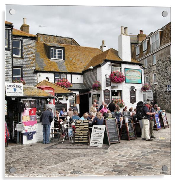 The Sloop, St Ives, Cornwall Acrylic by Brian Pierce