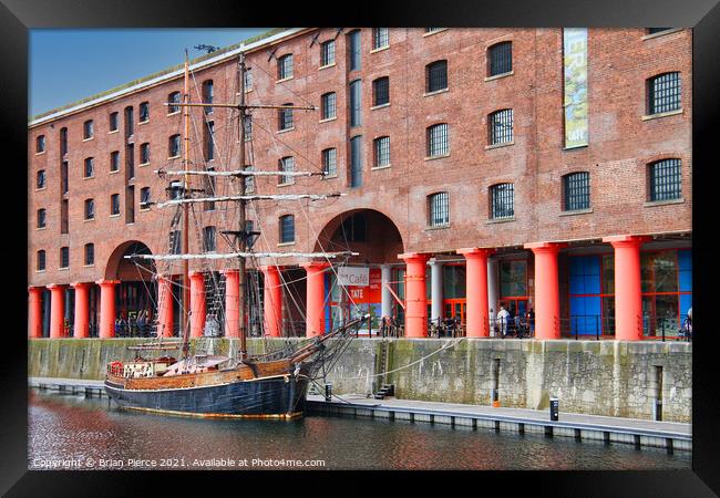 Albert Dock, Liverpool Framed Print by Brian Pierce