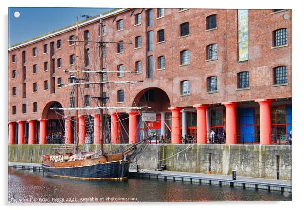 Albert Dock, Liverpool Acrylic by Brian Pierce
