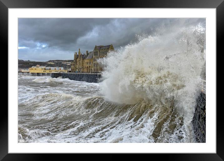 Storm force Framed Mounted Print by GEOFF GRIFFITHS