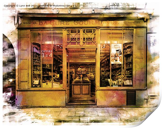 The Biscuit Shop Print by Lynn Bolt