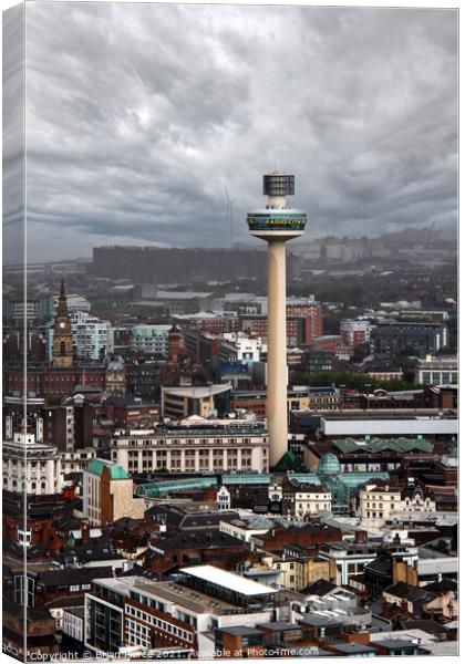 Radio City Tower, Liverpool Canvas Print by Brian Pierce
