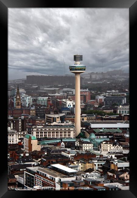 Radio City Tower, Liverpool Framed Print by Brian Pierce