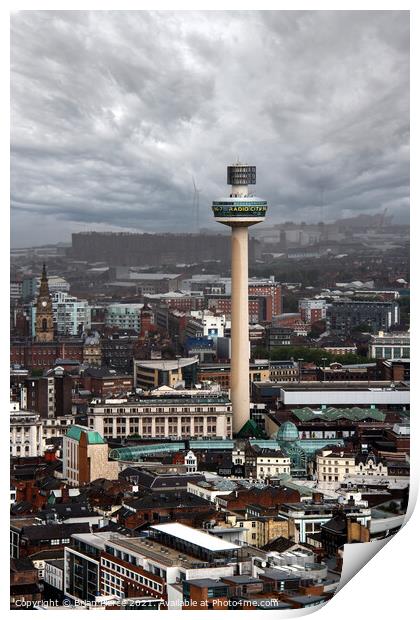 Radio City Tower, Liverpool Print by Brian Pierce