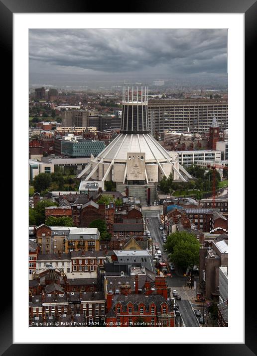 Liverpool Roman Catholic Cathedral Framed Mounted Print by Brian Pierce
