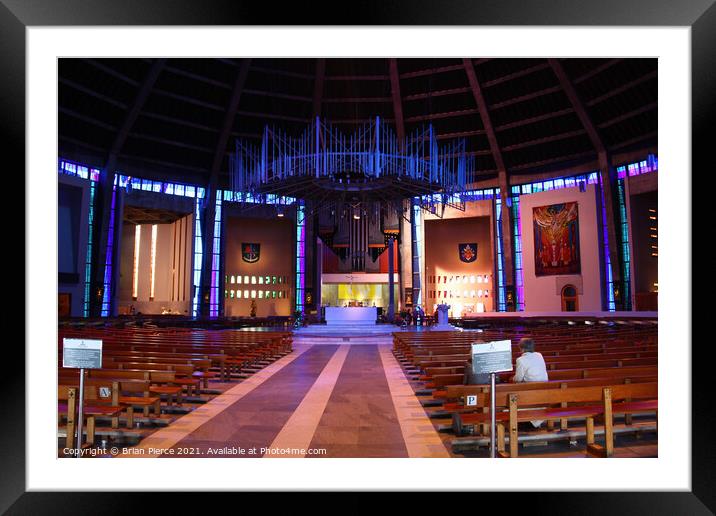 Liverpool Roman Catholic Cathedral (internal) Framed Mounted Print by Brian Pierce