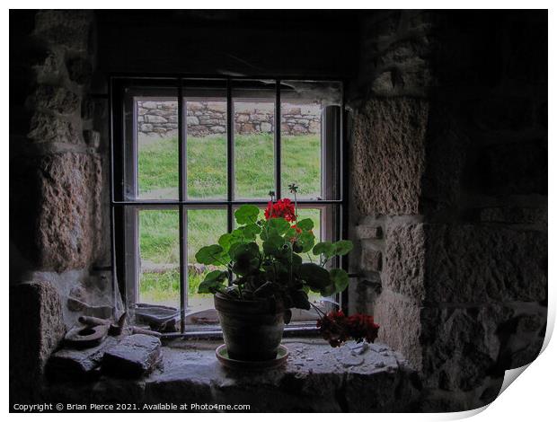 View from the Engine House Window Print by Brian Pierce