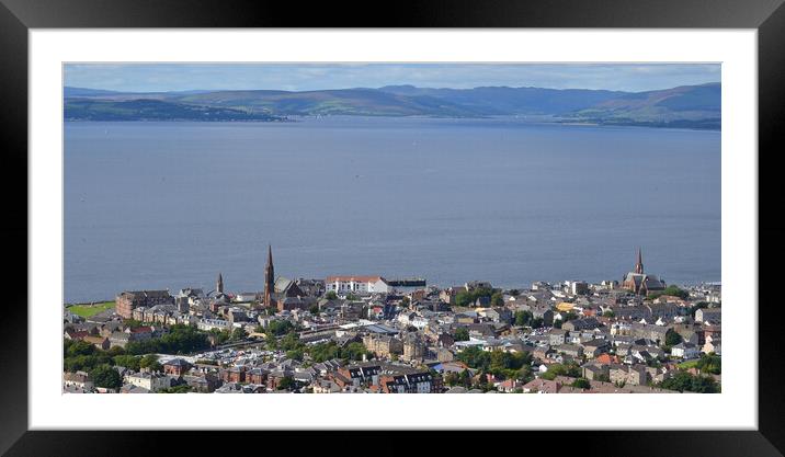 Largs, Clyde riviera Framed Mounted Print by Allan Durward Photography