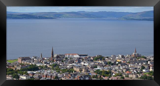 Largs, Clyde riviera Framed Print by Allan Durward Photography