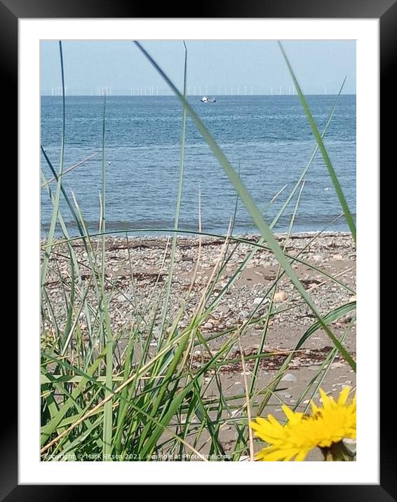 Beach View  Framed Mounted Print by Mark Ritson