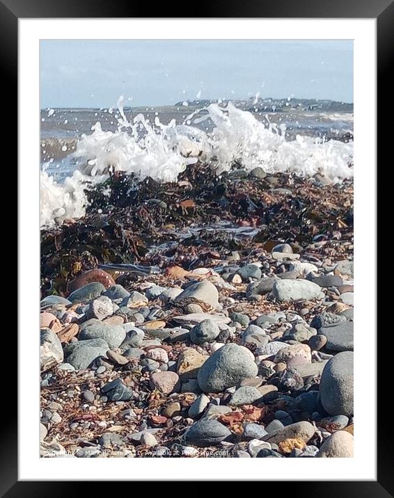 On the edge of the tide  Framed Mounted Print by Mark Ritson