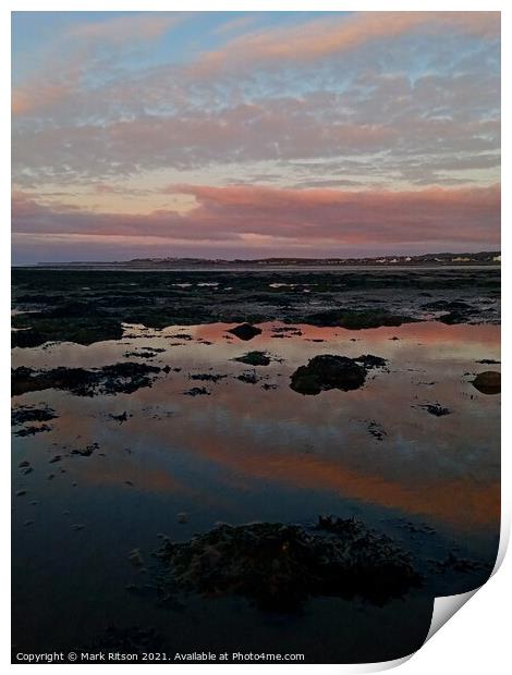 Pink Dusk  Print by Mark Ritson
