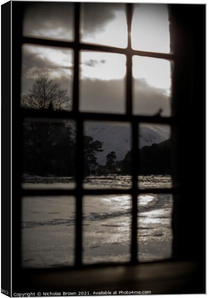 Glen Feshie Bothy View Canvas Print by Nicholas Brown