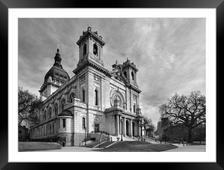 Basilica of Saint Mary in Minneapolis Framed Mounted Print by Jim Hughes