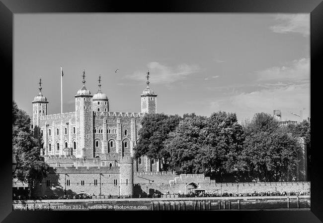 Tower of London, London on a sunny day  Framed Print by Kevin Hellon