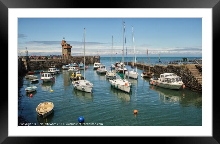 Lynmouth Harbour  Framed Mounted Print by Heidi Stewart