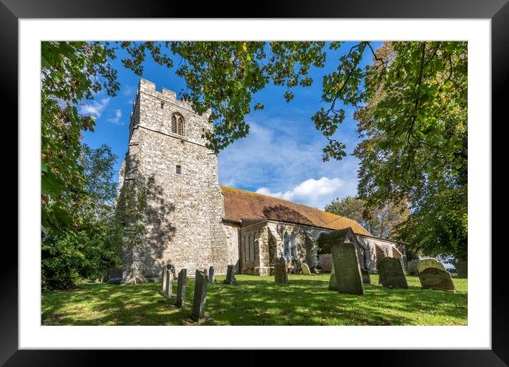 St. Dunstan's Church Framed Mounted Print by David Hare