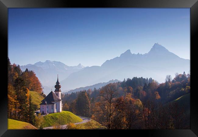 Berchtesgaden in Autumn, Bavaria Framed Print by Arterra 