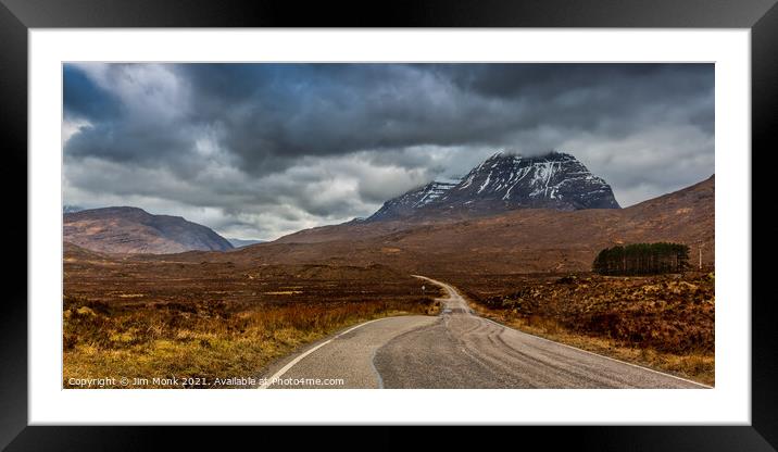 Torridon Hills, Scotland Framed Mounted Print by Jim Monk