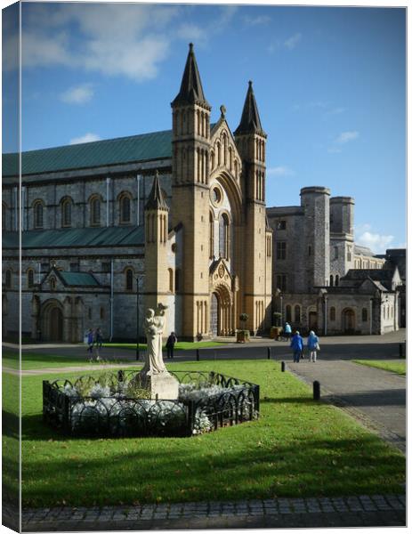Majestic Buckfast Abbey Church Canvas Print by graham young