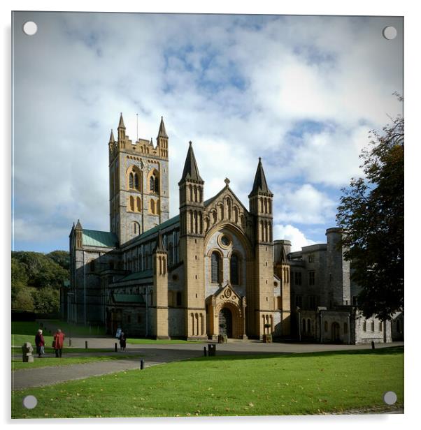 Majestic Buckfast Abbey on Dartmoor Acrylic by graham young