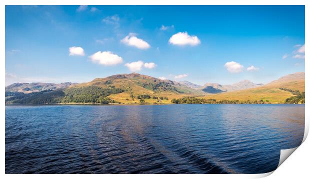 Loch Katrine Scotland. Print by Andrea Obzerova