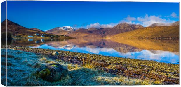 Loch Ainort. Canvas Print by Bill Allsopp