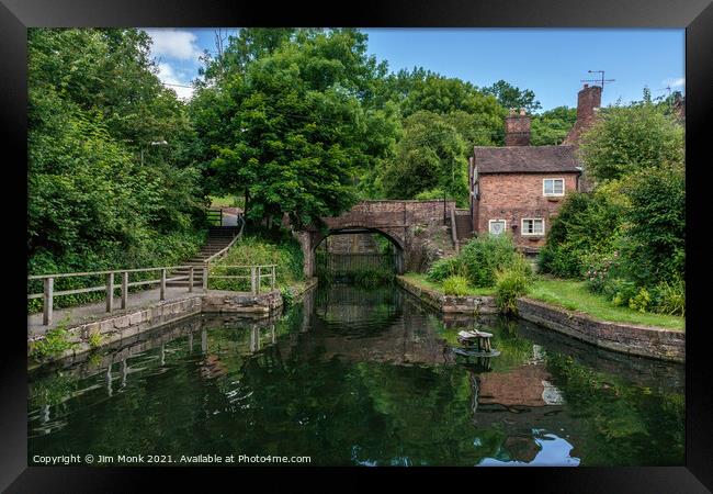 Coalport Old Canal, Shropshire Framed Print by Jim Monk