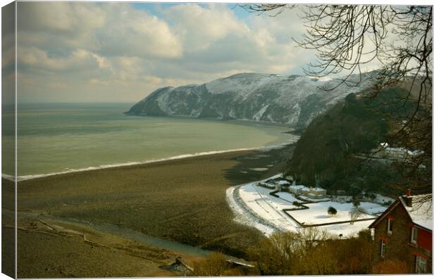 Winter Wonderland at Foreland Point Canvas Print by graham young