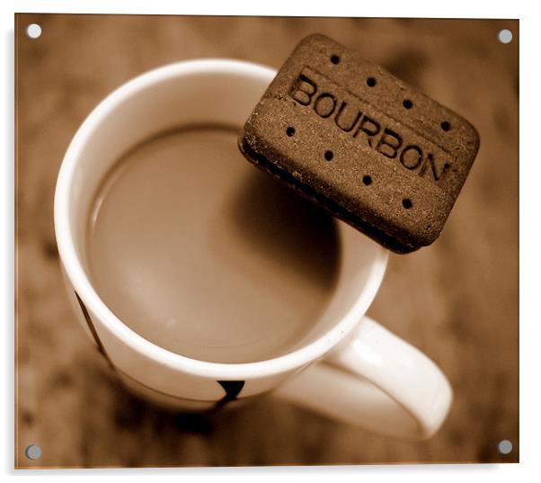 Coffee Break! Acrylic by Louise Godwin