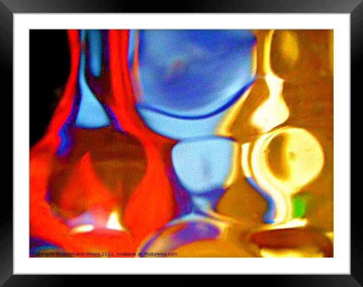 Abstract nonphoto Framed Mounted Print by Stephanie Moore