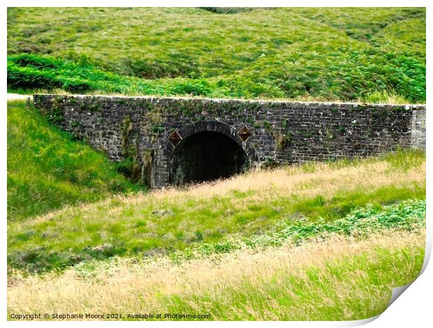 Old stone bridge Print by Stephanie Moore