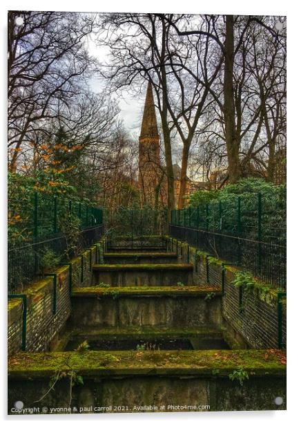 The old railway station, Glasgow Botanic Gardens Acrylic by yvonne & paul carroll