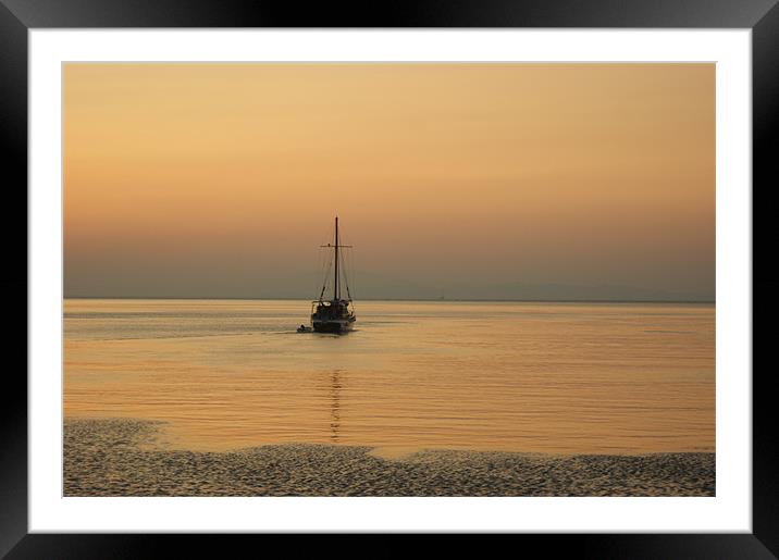 Setting Sail Framed Mounted Print by Mark Hobson