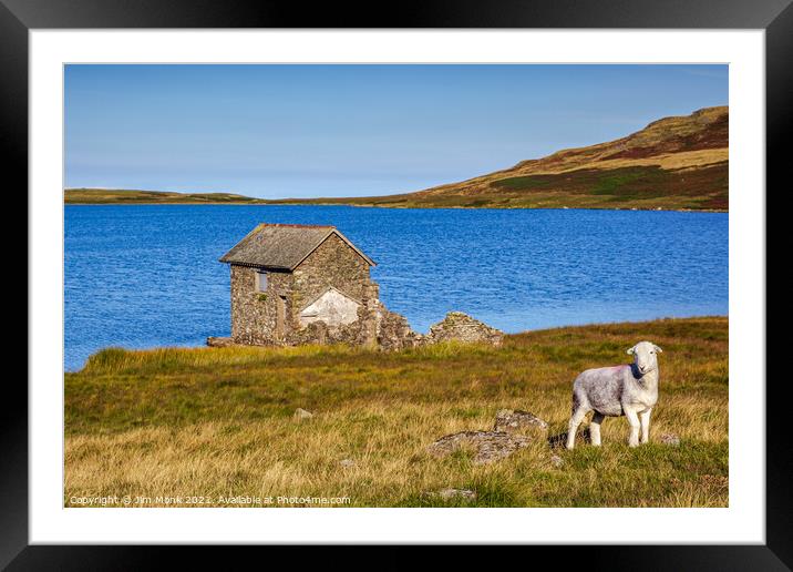 Devoke Water, Lake District Framed Mounted Print by Jim Monk