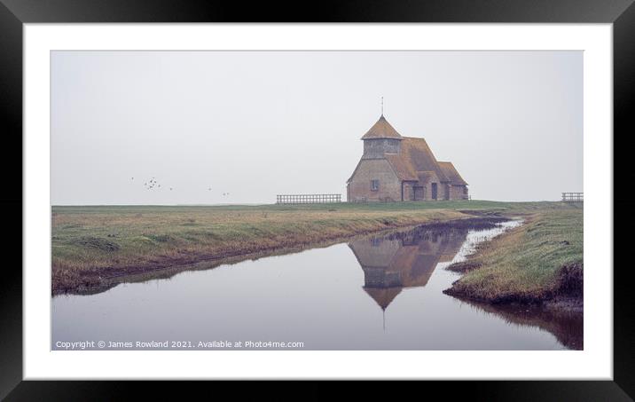 Fairfield Church Framed Mounted Print by James Rowland