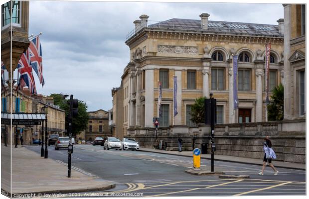 A view of the Ashmolean Museum, Oxford, England, UK Canvas Print by Joy Walker